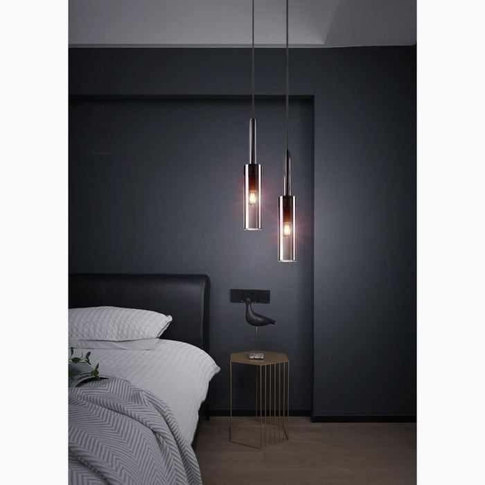 MIRODEMI Spotorno Modern Copper Crystal Pendant Lights For Bedroom