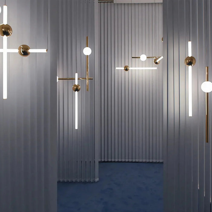 MIRODEMI® St. Gallen | Unique Designer Gold Pendant Light