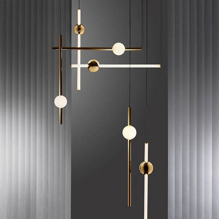 MIRODEMI® St. Gallen | Stylish Minimalistic Gold Pendant