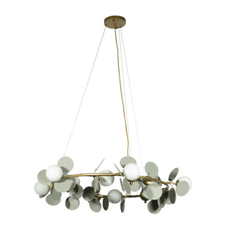 MIRODEMI® St. Moritz | Sleek White Ceiling Chandelier 