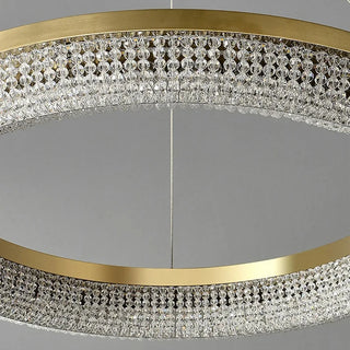 MIRODEMI|Stäfa|Chic|Drum|Hanging|Ceiling|Chandelier|Crystals