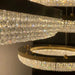 MIRODEMI® Stäfa | Chic Ring Shaped  Ceiling Chandelier with Crystals