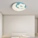 MIRODEMI® Stavelot | blue Moon LED Ceiling Lamp For Kids Room