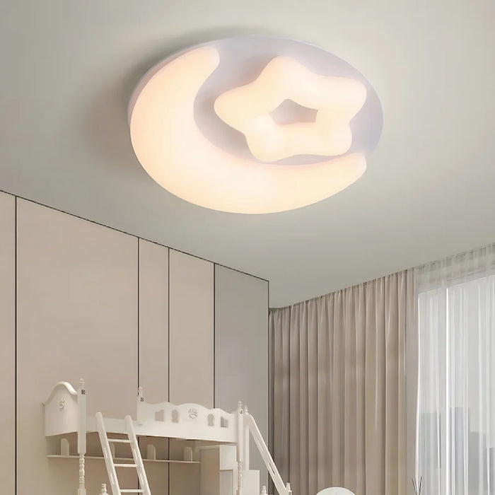 MIRODEMI® Stavelot | Moon LED Ceiling Lamp For Kids Room