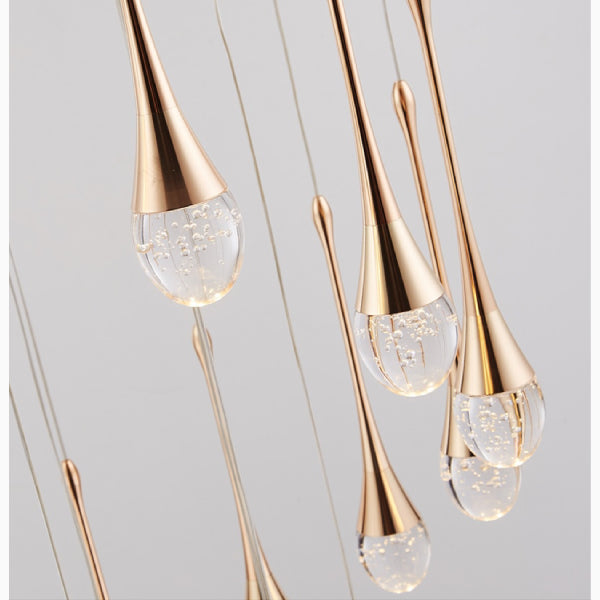 MIRODEMI® Stresa | Spiral Design Staircase Chandelier