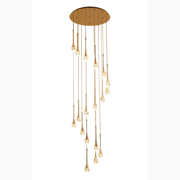 MIRODEMI® Stresa | Spiral Design Staircase Chandelier