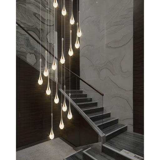 MIRODEMI® Stresa | Spiral Design Staircase Chandelier