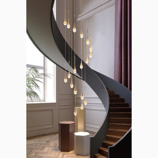 MIRODEMI® Stresa | Spiral Design Staircase Chandelier