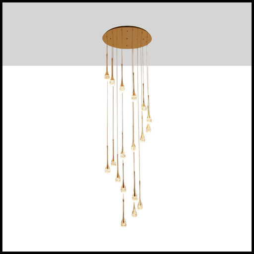 MIRODEMI® Stresa | Spiral Design Staircase Chandelier