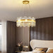 MIRODEMI® Sursee | Luxury Elegant Crystal Drum Ceiling Hanging Chandelier