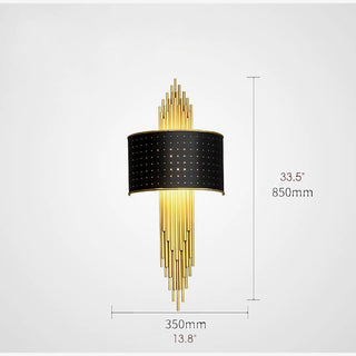 MIRODEMI® Metal Pipe Wall Lamp in a Modern Style for Bedroom, Corridor image | luxury lighting | luxury wall lamps