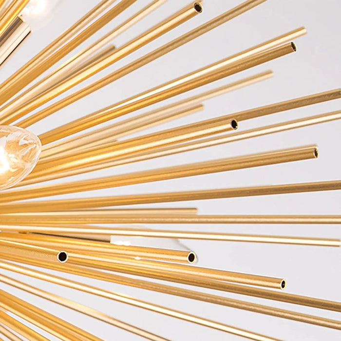 Luxury Gold Crystal Cone Loft Chandelier | Modern Design | Ligting for Living Room | Details