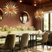 Luxury Gold Crystal Cone Loft Chandelier | Modern Design | Ligting for Living Room | Contemporary design