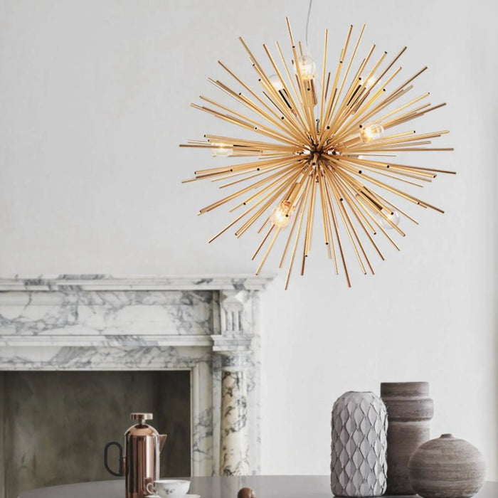 Luxury Gold Crystal Cone Loft Chandelier | Modern Design | Ligting for Living Room |Dining areas