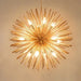 Luxury Gold Crystal Cone Loft Chandelier | Modern Design | Ligting for Living Room | Luxury Lighting