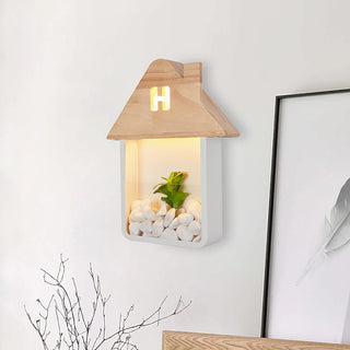 MIRODEMI® Creative Mini LED Wall Lamp in the Shape of a House for Kids Room image | luxury lighting | house shape lamps