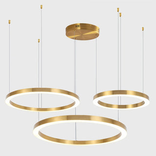 MIRODEMI® Thalwil | Elegant Minimalistic Gold Ring Lighting Fixture