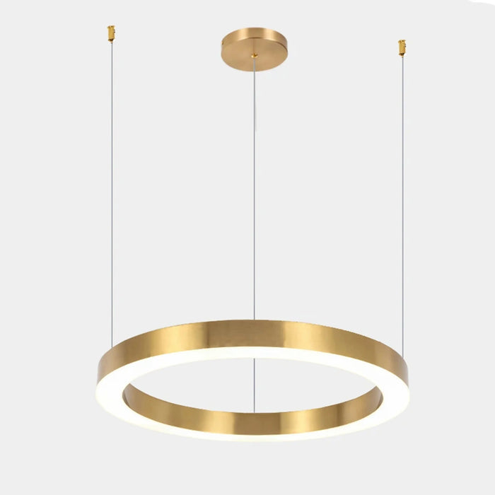MIRODEMI® Thalwil | Elegant Luxury  Gold Ring Lighting Fixture