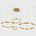 MIRODEMI® Thalwil | Metal Rings Ceiling Chandelier