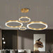 MIRODEMI® Thalwil | Luxury Gold Ring Chandelier