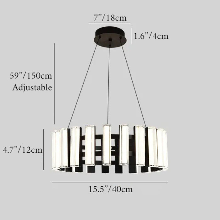 Pendant Light for Living Spaces| Dining Areas |Bedrooms | Bars |Dimensions