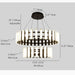 Pendant Light for Living Spaces| Dining Areas |Bedrooms | Bars |Sizes of circles