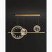 MIRODEMI Tielt Broken Glass Design Crystal Rings Hanging LED Art Chandelier For Hotel Decoration
