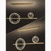 MIRODEMI Tielt Broken Glass Design Crystal Rings Hanging LED Art Chandelier Two Variants 