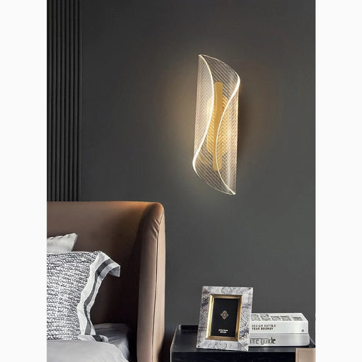 MIRODEMI® Toledo | Gold LED Wall Light Fixture For Bedroom | wall light | wall lamp
