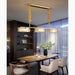 MIRODEMI® Tongeren | Gold Long Art Glass 3 Head Design Creative Led Luxury Chandelier