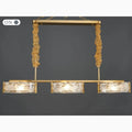 MIRODEMI® Tongeren | Aesthetic Gold Long Art Glass 3 Head Design Creative Led Luxury Chandelier