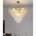 MIRODEMI® Torhout | Magical Rectangle/Round Frosted Glass Hanging Chandelier for Living Room