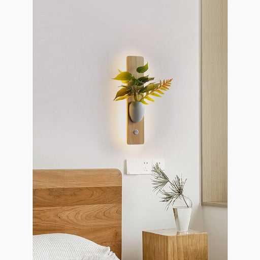 MIRODEMI® Modern Artificial Plant Wall Lamp for Living Room image | luxury lighting | luxury wall lamps | lamps with plants