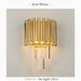 MIRODEMI® Torrevieja | Contemporary LED Gold Wall Sconce Lighting | wall lamp | wall sconce