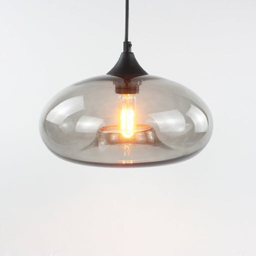 MIRODEMI® Tourrettes-sur-Loup Loft Glass Pendant Lamp Gray