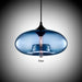 MIRODEMI® Tourrettes-sur-Loup Loft Glass Pendant Lamp Blue