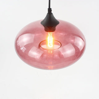 MIRODEMI Tourrettes-sur-Loup Loft Glass Pendant Lamp Wine red