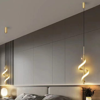 MIRODEMI Tovo San Giacomo Ribbon Design Chandelier For Hallway and Bedroom