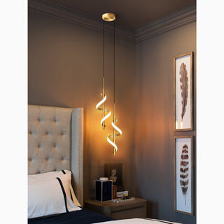 MIRODEMI Tovo San Giacomo Ribbon Design Chandelier For Bedroom Decoration