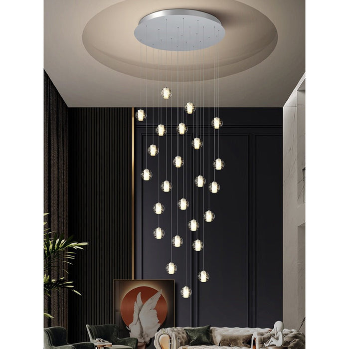MIRODEMI® Lenno | Crystal Hanging Light Fixture