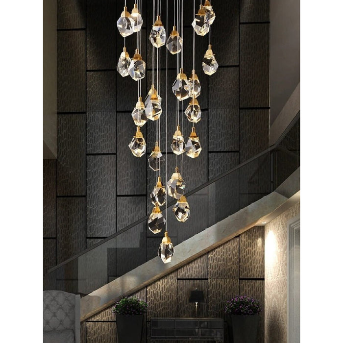 Customized order - MIRODEMI® Tremezzo | Luxury Diamond Crystal Chandelier 46 lights
