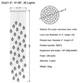 Luxury Diamond Crystal Chandelier