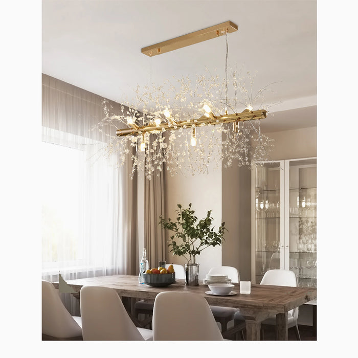 Alfedena | Dandelion-shaped Nordic Loft Chandelier