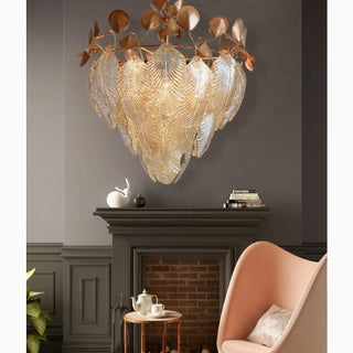 MIRODEMI Uster leaf shaped chandelier