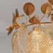 MIRODEMI Uster glass golden chandelier