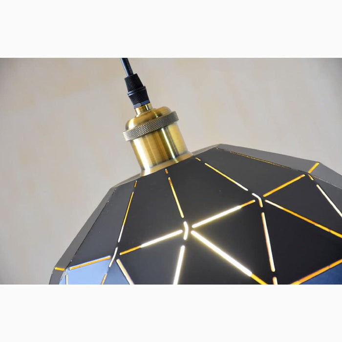 MIRODEMI® Utelle | American Vintage Crystal Geometric Pendant Lamp for Dining Room