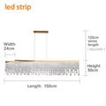 MIRODEMI® Vado Ligure | Modern Gold Crystal Ceiling Chandelier for Dining Room