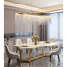 MIRODEMI® Vado Ligure | Modern Gold Crystal Ceiling Chandelier for Dining Room