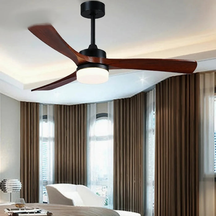 Valdepeñas | Modern Design Wooden Led Ceiling Fan