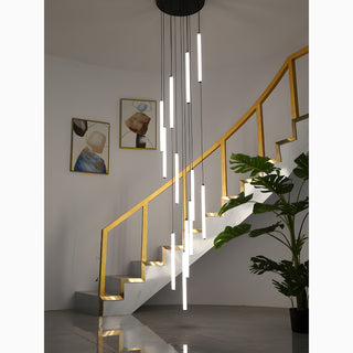 MIRODEMI Valderoure | Vertical Spiral Staircase Pendant Lighting